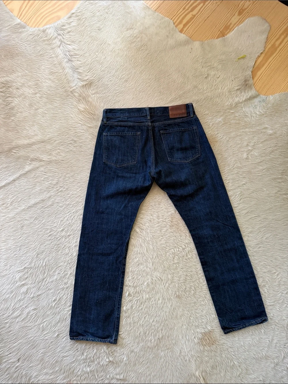 Straight Fit Men's Dark Indigo Jeans